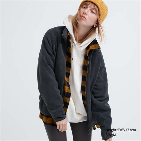 Uniqlo Outerwear Warehouse Sale 2025 - Uniqlo Fleece Zipped Jacket Men Navy