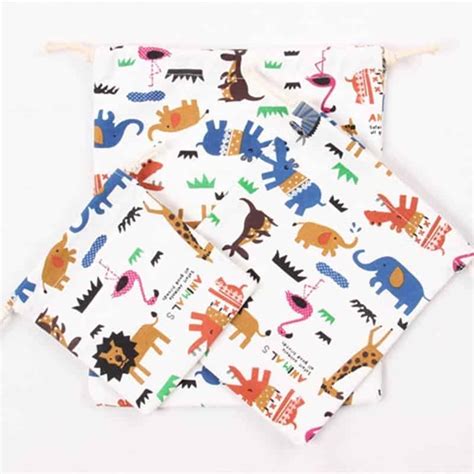 Image result for Waterproof Drawstring Bag Animal Print