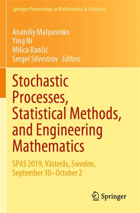 Buy Stochastic Processes, Statistical Methods, and Engineering ...