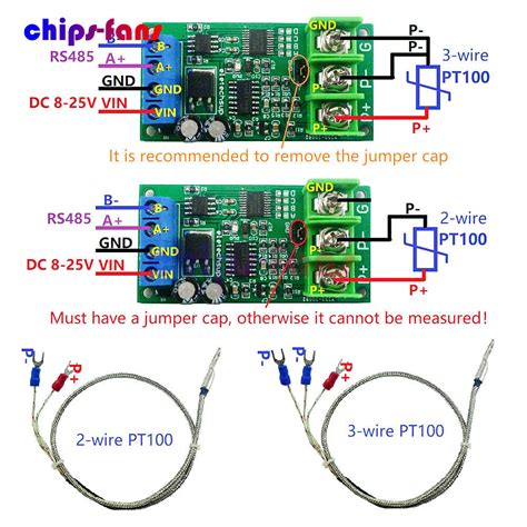 DC 8-25V PT100 RTD Converter RS485 Modbus Rtu | Ubuy India