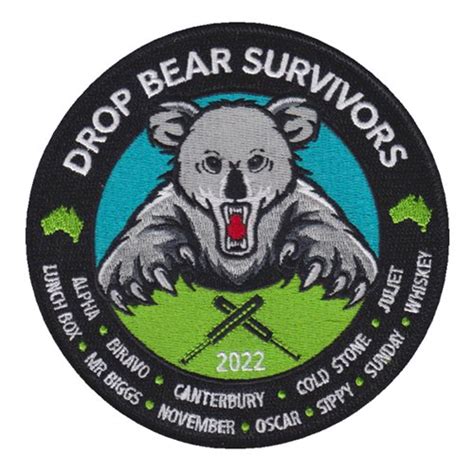 Lockheed Martin Drop Bear Survivors Patch