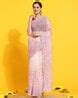 Buy Pink Sarees for Women by VAMSEE Online | Ajio.com