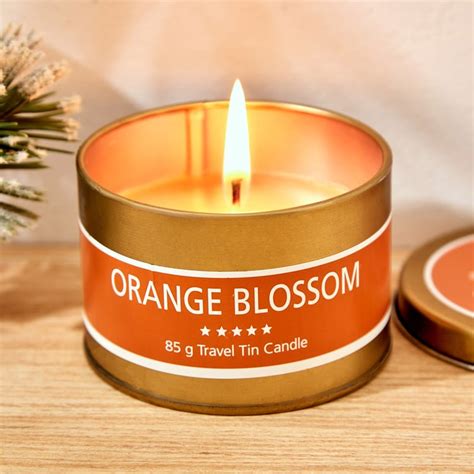 Buy Colour Refresh Orange Blossom Tin Candle from Home Centre at just ...