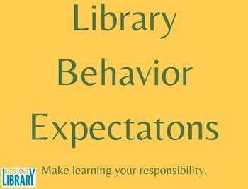 Image result for Library Behavior