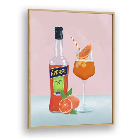 Aperol Spritz Café Art Print by Petra Lidze – Asianmonk