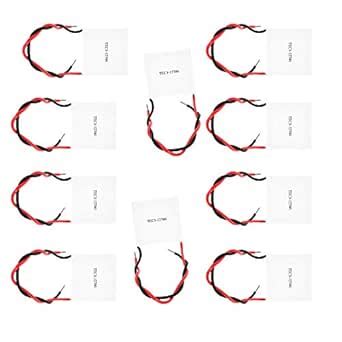 Acxico 10Pcs TEC1-12706 Semiconductor Refrigeration Tablets Heatsink ...