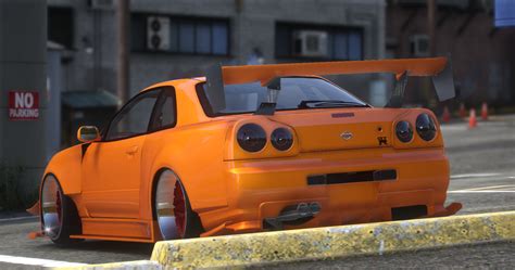 Nissan Skyline R34 Widebody Race Edition – Fivem Car Store