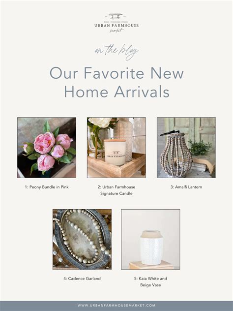 5 Favorite New Arrivals – Urban Farmhouse Market