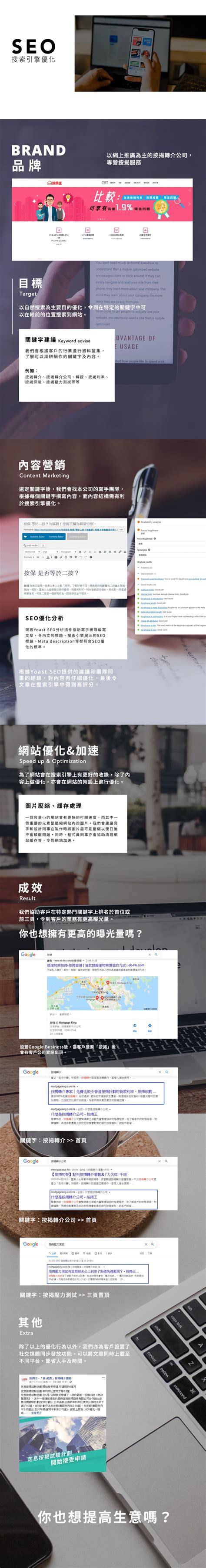 網頁SEO優化 按揭王 - 網頁設計 - Hong Kong Wordpress
