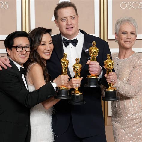 Oscars 2023 : Brendan Fraser et Michelle Yeoh récompensés