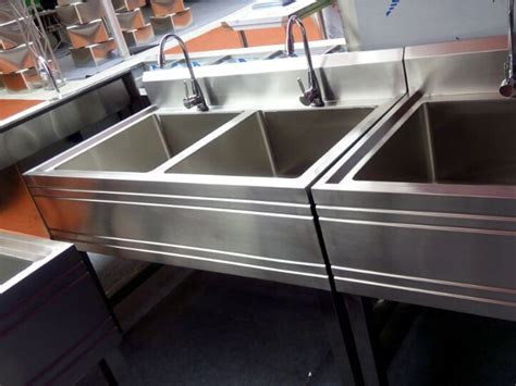 批发加厚不锈钢双槽沥水池厨房酒店用水槽 洗手池 可做304-阿里巴巴