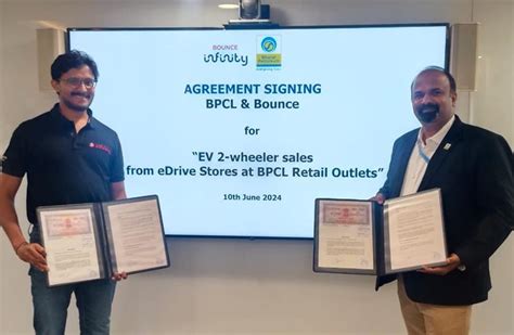 BPCL partners with Bounce Infinity for eDrive Stores | Autocar Professional