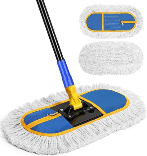 Amazon.com: 16 Inch Commercial Dust Mop for Floor Cleaning - Industrial ...