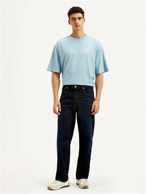 Men's 568 Dark Indigo Loose Fit Mid Rise Jeans – Levis India Store