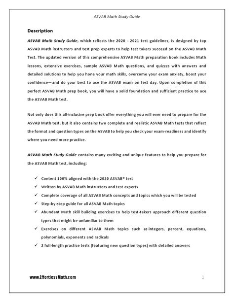 Image result for ASVAB Math Study Guide