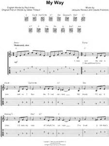 Frank Sinatra "My Way" Guitar Tab - Download & Print