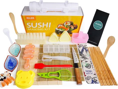 Amazon.com | SushiQuik Sushi Making Kit with Rice Spreading Training ...
