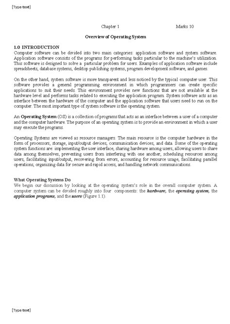 OSY Unit 1 - operating system. types of operating systems, overview of ...