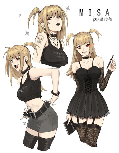 amane misa (death note) drawn by netapai1 | Danbooru