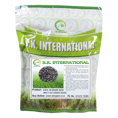 SK ORGANIC COFS 29 Multicut Grass Seeds for cow buffalo goat cattle ...
