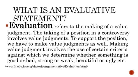Image result for Formulating Evaluative Statements Lesson Plan