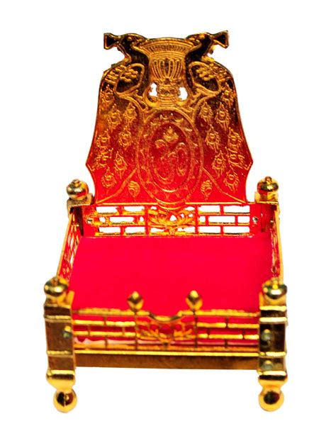 Buy BANSIGOODS Metal Hand Made Singhasan for Laddu Gopal | Krishna ...