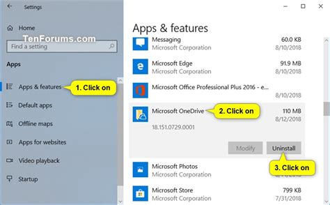 Uninstall OneDrive App 的图像结果