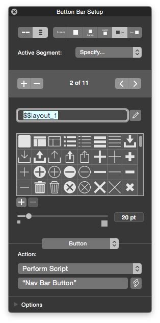 Image result for FileMaker Pro 19 Button Menu