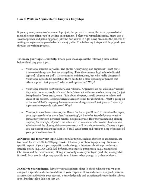 Argumentative Essay Tutorial 的图像结果