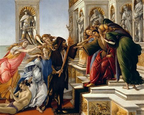 Sandro Botticelli Fine Art Print : Calumny of Apelles Early Renaissance ...