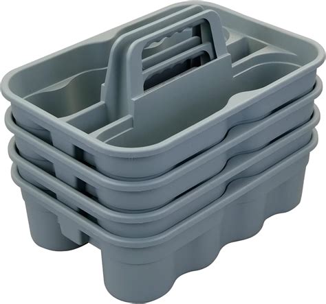 Amazon.com: Melontray 6 Pack Plastic Cleaning Supply Caddy, Commercial ...