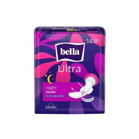 Buy Bella Ultra Night Drai Sanitary Pads Women XXL - 14pcs | Night ...