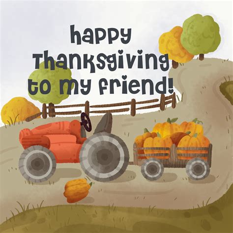 Happy Thanksgiving To My Friend for kids | Boomf
