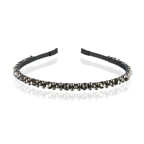 GlamRock Zoe Silver moon II małe ćwieki - opaska | home&you