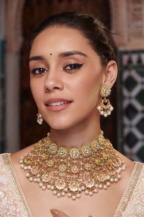 Zmill Multicolored Pastel Kundan Necklace set – Paisley Pop Shop