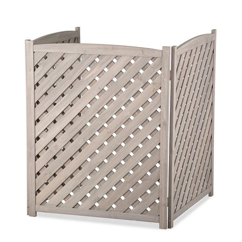 Wooden Lattice Air Conditioner Screen | The Green Head