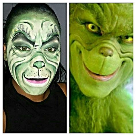 The Grinch Face Paint