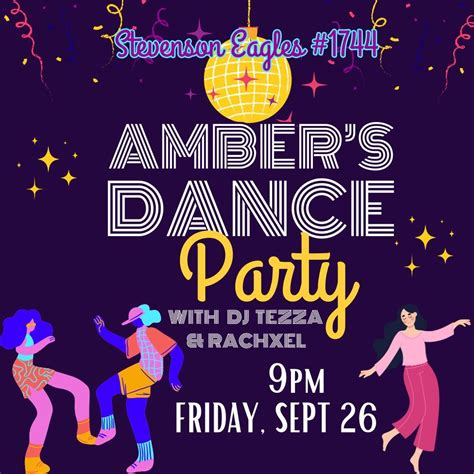 Ambers Dance Party with DJ teZZa & RachXel, 150 SW 1st St, Stevenson ...