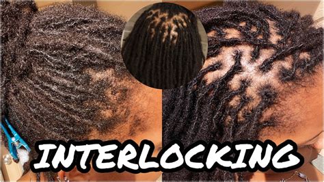 Image result for Creating Locs by Interlocking