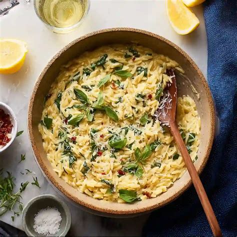 Creamy Orzo One-Pot Cheesy Orzo Pasta Dish - twinrecipes.com