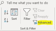 Image result for Remove Advanced Filter in Excel