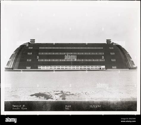 South View of Hangar #1, Naval Air Station, South Weymouth ...