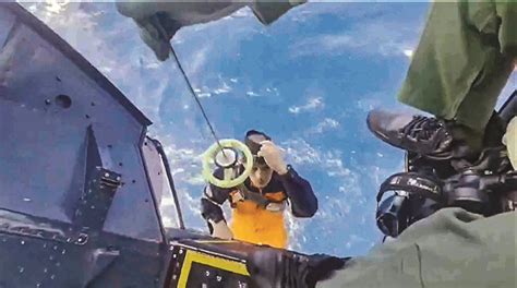 Indian warship rescues 21 crew members of drone-hit vessel