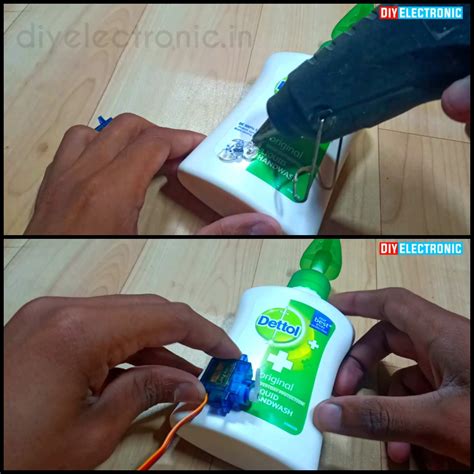 Automatic soap dispenser using arduino