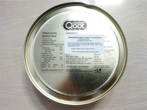 Qoot Premium Rich Coconut Handmade Healthy & Tasty Cookies, 400 Grams ...