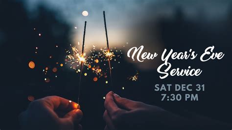 New Year's Eve Service — New Hope Fellowship