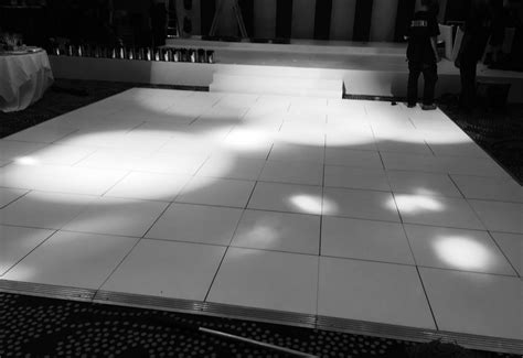 White dance floor hire | Dancefactors
