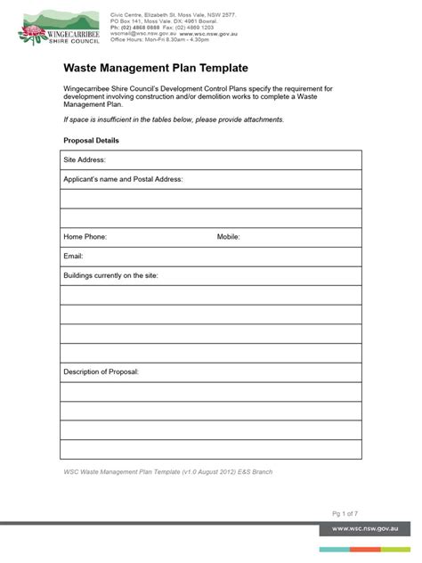 Image result for Waste Management Plan