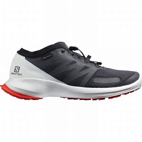 Salomon Trail Running Shoes Factory Outlet - Black SENSE FLOW GTX Mens