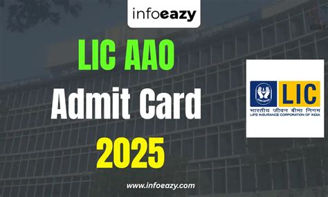 LIC AAO Admit Card 2025 Out, Download Link, Exam Centres, Prelims